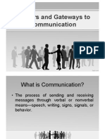 Barriers & Gateways To Communication