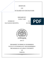 Styrene Based Ion Exchanger