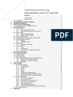 Continuous Casting User Manual