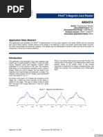 Psoc 3 Magnetic Card Reader: Application Note Abstract