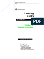 Writing A Thesis Proposal - Step by Step Guide-Libre PDF