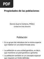 Propiedades de Las Poblaciones