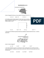 Concurso Examen Matematicas I, II y III