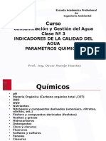 Clase N. 3 - Parametros Quimicos - Calidad Del Agua