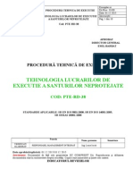 38 PTE-RD-38 - Tehnologia de Executie A Santurilor Neprotejate