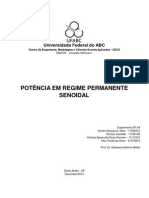 Relatório 4 - Potência em Regime Permanente