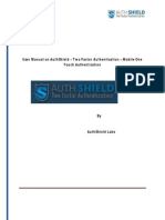 Auth Shield Lab - Mobile One Touch Authentication Solutions