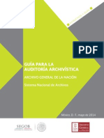 Guia para Auditoria Archivistica