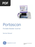 GE Portascan Portable Bladder Scanner - Service Manual