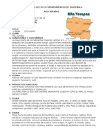 Informacion de Los 22 Departamentos de Guatemala