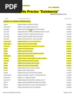 Lista de Pastillas 2015 PDF