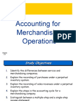 Accounting For Merchandising Operations