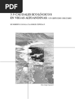 Caudales Ecologicos en Vegas Altoandinas H Zavala Z & J Cepeda P.capitulo 3.9 PDF