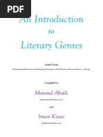 10) An Introduction To Literary Genres (Summer Pack) (Encarta)