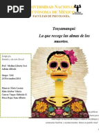 Ensayo Día de Muertos en La Vida Comunitaria de Los Pueblos Mexicanos