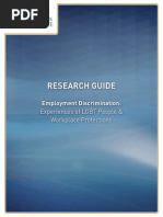 What We Know: Employment Discrimination Research Guide