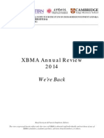 XBMA 2014 Annual Review