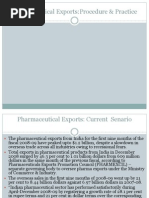 Pharmaceutical Exports