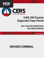 15 - Slides - Revisão Criminal PDF