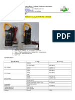 Mastech M266F AC Clamp Meter