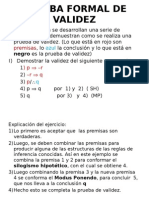 Prueba Formal de Validez