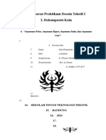 Laporan Praktikum Desain Tekstil 1