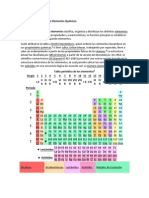 La Tabla Periódica de Los Elementos Químicos