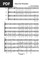 Sing To The Mountains (SATB)