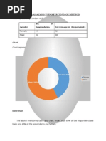 Data Analysis Using Percentage Method