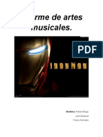 Informe de Artes Musicales