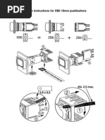 XB6 16mm Pusbuttons Instruction Installation PDF