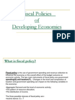 Fiscal Policies of Developing Economies