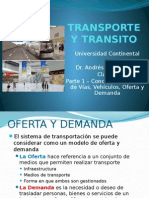 Oferta y Demanda de Transito IMDA