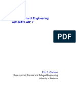 Foundations of Engineering With MATLAB 7: Eric S. Carlson