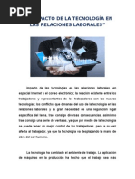 11 El Impacto de La Tecnología en Las Relaciones Laborales