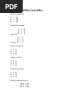 Tipos de Matrices