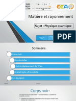 Matière Et Rayonnement Exposé