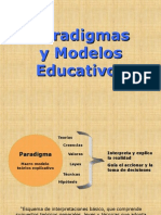 Paradigmas y Modelos Educativos