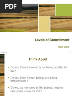 Levels of Committment