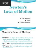 Newton's Laws of Motion