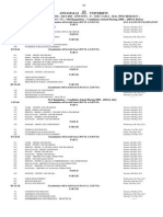 Annamalai University: (Course Code: DDE-160 / 005 / 091) Old Regulation - Candidates Joined During 2008 - 2009 & Before