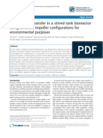 Oxygen Mass Transfer in A Stirred Tank Bioreactor Using Different Impeller Configurations For Environmental Purposes