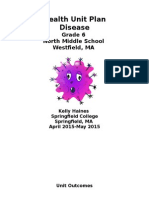 Health Unit Plan Disease Unit