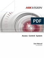 Access Control System: User Manual