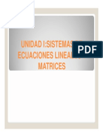 Unidad I - Algebra Lineal PDF