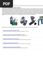 Instrumentos de Medida para Medio Ambiente