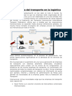 Importancia Del Transporte en La Logística