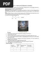 Verification of Bernoulli's Theorem