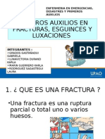 Primeros Auxilios en Fracturas