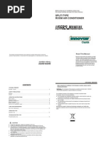 INNOVAIR WOE1 Oasis Mini Splits Service Manual 2nd Gen